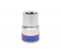 Головка торцевая TORX Е-стандарт (E18; 39 мм; 1/2") KING TONY 437518M