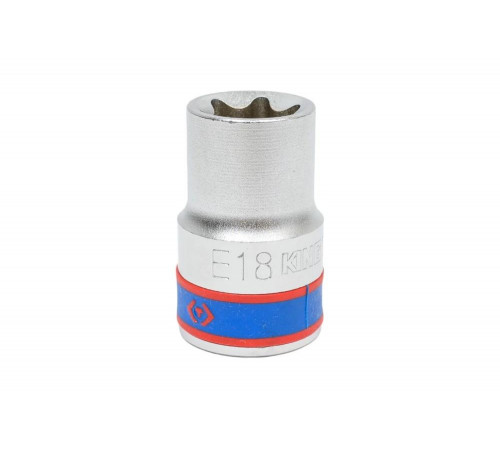 Головка торцевая TORX Е-стандарт 1/2", E18, L = 39 мм KING TONY 437518M Головка торцевая TORX Е-стандарт 1/2", E18, L = 39 мм KING TONY 437518M