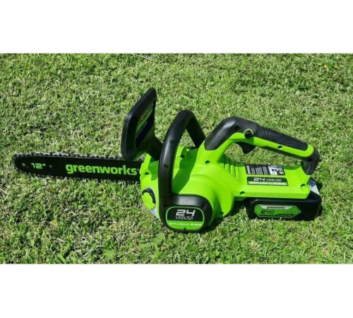 Цепная аккумуляторная пила GreenWorks GD24CS30 24 В 2007007 Цепная аккумуляторная пила GreenWorks GD24CS30 24 В 2007007