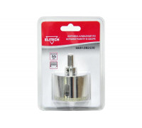 Коронка алмазная в сборе по керамограниту 55 мм Elitech 1820.082100