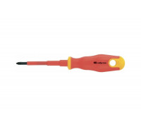 Диэлектрическая отвертка СИБРТЕХ PH1*80mm 12930