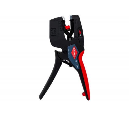 Автоматический стриппер Knipex NexStrip 3-в-1, O 0.03-10 мм AWG 32-8, рез до 10 мм, обжим: квадрат, 0.25-4 мм, 2x2.5 мм, 190 мм KN-1272190 Автоматический стриппер Knipex NexStrip 3-в-1, O 0.03-10 мм AWG 32-8, рез до 10 мм, обжим: квадрат, 0.25-4 мм, 2x2.5 мм, 190 мм KN-1272190