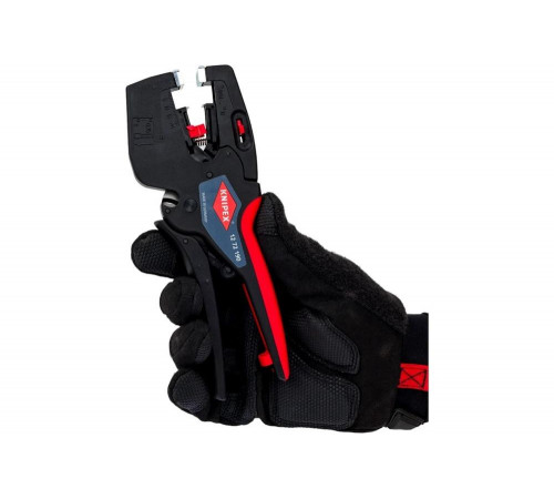 Автоматический стриппер Knipex NexStrip 3-в-1, O 0.03-10 мм AWG 32-8, рез до 10 мм, обжим: квадрат, 0.25-4 мм, 2x2.5 мм, 190 мм KN-1272190 Автоматический стриппер Knipex NexStrip 3-в-1, O 0.03-10 мм AWG 32-8, рез до 10 мм, обжим: квадрат, 0.25-4 мм, 2x2.5 мм, 190 мм KN-1272190