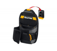 Поясная сумка 170x260 мм с быстросъёмным креплением KRAFTOOL KP-8 FastClip, 8 карманов и петель 38776