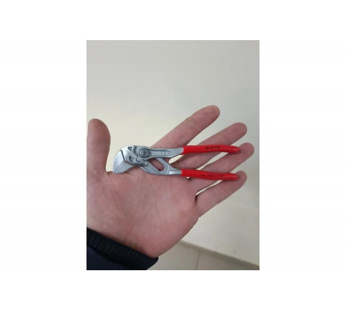 Переставные клещи-ключ Knipex 125 мм, 23 мм (7/8"), хром, 1К ручки, KN-8603125SB Переставные клещи-ключ Knipex 125 мм, 23 мм (7/8"), хром, 1К ручки, KN-8603125SB