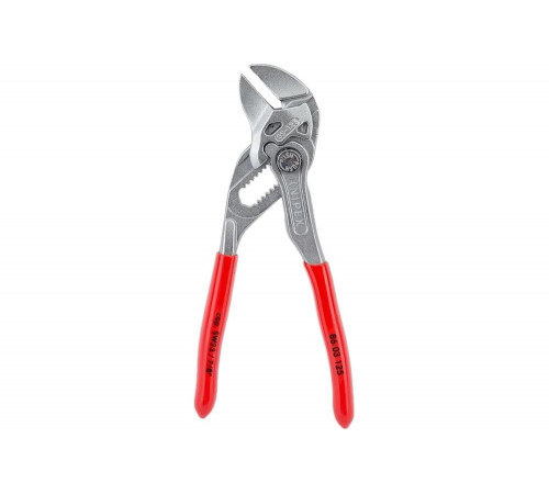 Переставные клещи-ключ Knipex 125 мм, 23 мм (7/8"), хром, 1К ручки, KN-8603125SB Переставные клещи-ключ Knipex 125 мм, 23 мм (7/8"), хром, 1К ручки, KN-8603125SB