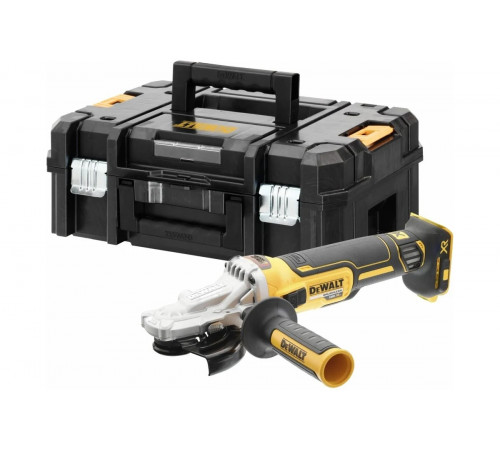 Аккумуляторная угловая шлифмашина DEWALT DCG405FNT, 18 В, 125 мм, 9000 об/мин, без АКБ и ЗУ, в кейсе TSTAK DCG405FNT-XJ