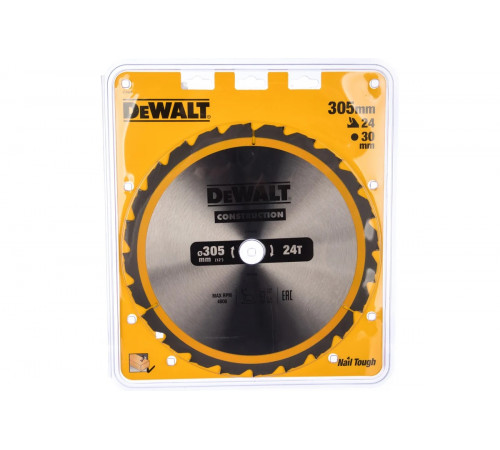 Пильный диск CONSTRUCT (305х30 мм; 24 ATB) DEWALT DT1958
