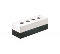 Корпус IEK, КП 104, 4-местный, белый, для кнопок ИЭК, BKP10-4-K01