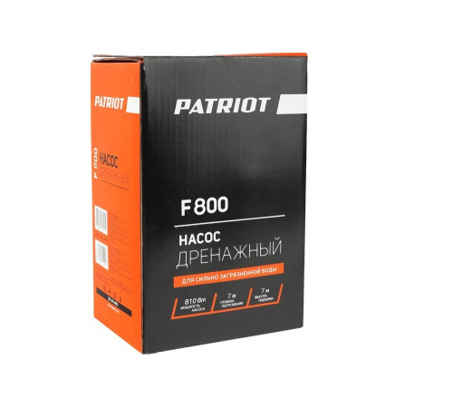 Дренажный насос PATRIOT F 800 315302467 Дренажный насос PATRIOT F 800 315302467