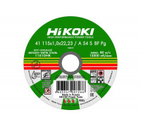 Круг отрезной 115x1х22 мм, A54S, тип 41 Hikoki RUH11510