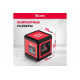 Лазерный уровень MTX xqb red basic set, 10 м, красный луч, батарейки, резьба 1/4" 35018