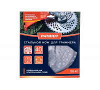 Нож TBS-40 (230 мм; 25.4 мм) для триммеров PATRIOT 809115225