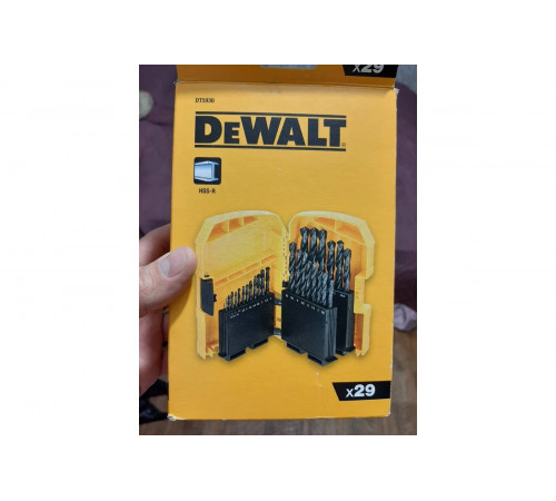 Набор сверл по металлу HSS-R (1-13 мм) 29 шт. DEWALT DT5930