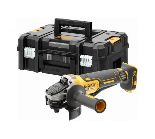 Аккумуляторная угловая шлифмашина DEWALT DCG406NT, 18 В, 125 мм, 9000 об/мин, без АКБ и ЗУ, в кейсе TSTAK DCG406NT-XJ