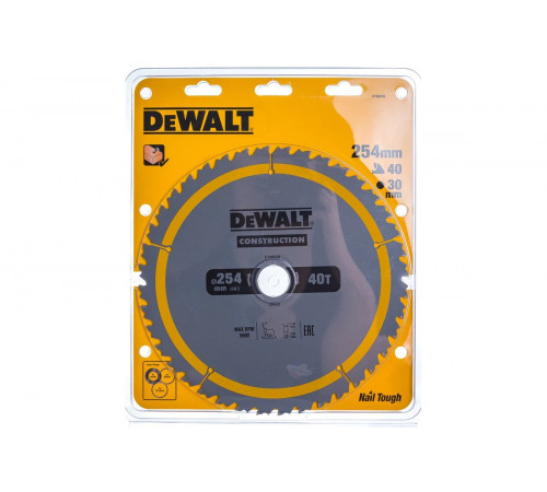 Диск пильный по дереву (254x30 мм; 40T) DEWALT DT90249-QZ
