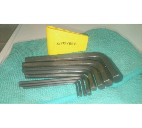STAYER 8 шт., ключи имбусовые 27405-H8 STAYER 8 шт., ключи имбусовые 27405-H8