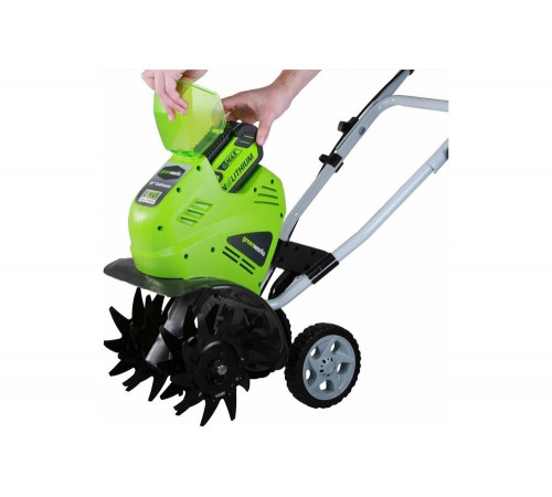 Аккумуляторный культиватор GreenWorks G40TL