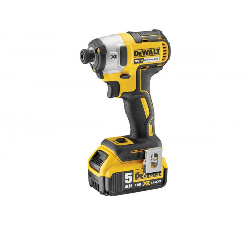 Набор аккумуляторный Dewalt DCK422P3, 18 В: дрель-шуруповерт DCD796 + шуруповерт DCF887 + УШМ DCG405 + перфоратор DCH273, с 3 АКБ 5 Ач и ЗУ, в 2 кейсах DCK422P3-QW