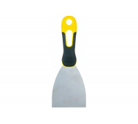 Шпатель с профилированным нержавеющим полотном и 2к ручкой 80мм STAYER PROFESSIONAL 10045-08