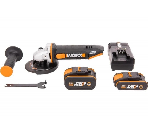 Аккумуляторная болгарка (ушм) WORX WX803 Аккумуляторная болгарка (ушм) WORX WX803
