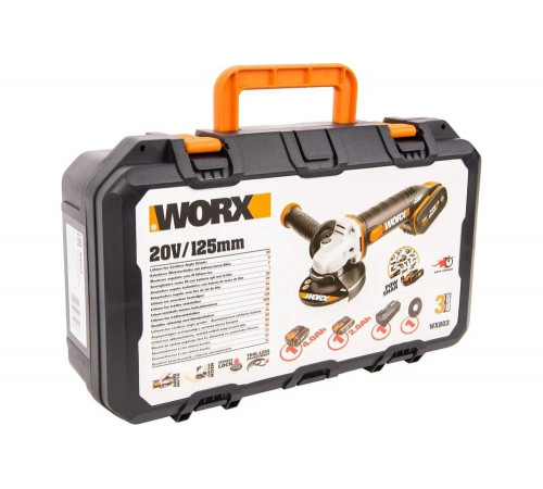 Аккумуляторная болгарка (ушм) WORX WX803 Аккумуляторная болгарка (ушм) WORX WX803