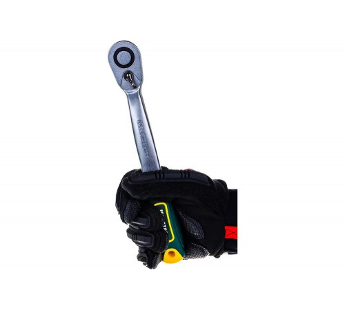KRAFTOOL 1/2", 72 зубца, Cr-V сталь, трещотка для торцовых головок 27795-1/2_z02