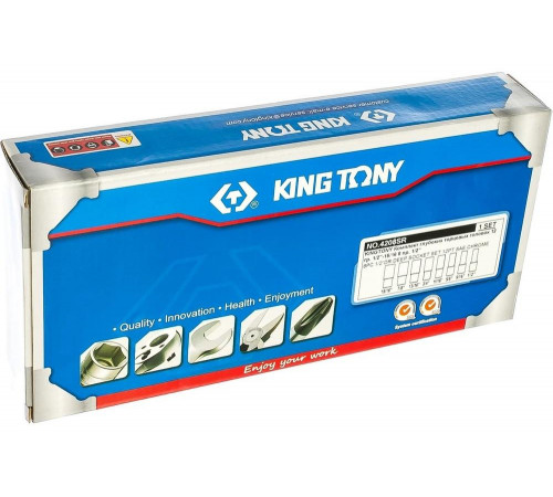 Набор торцевых головок KING TONY4208SR Набор торцевых головок KING TONY4208SR