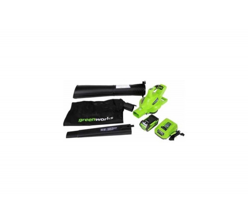 Аккумуляторный воздуходув-пылесос GreenWorks 40V 24227UF Аккумуляторный воздуходув-пылесос GreenWorks 40V 24227UF