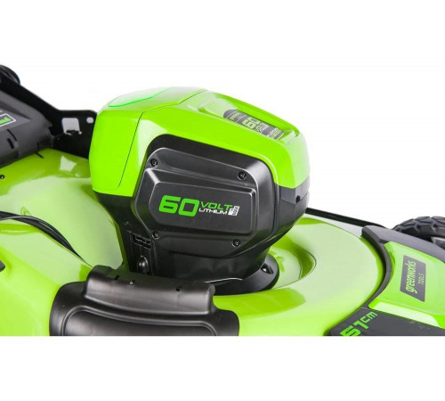 Аккумуляторная газонокосилка GREENWORKS GD60LM51HPK4 (2502707UB)