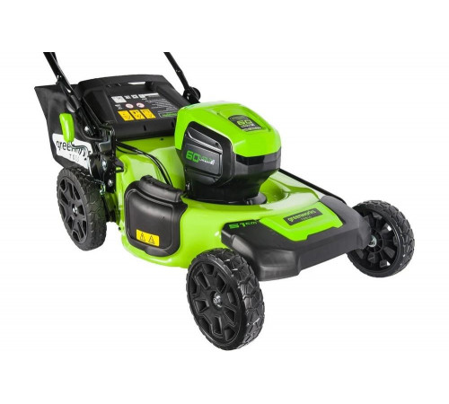 Аккумуляторная газонокосилка GREENWORKS GD60LM51HPK4 (2502707UB)