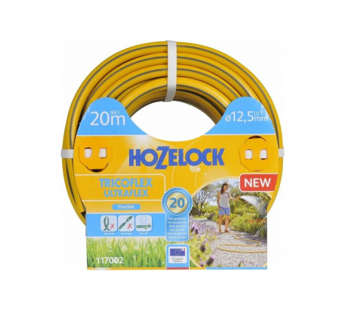 Шланг для полива Hozelock Tricoflex Ultraflex 1/2", 20 м 117002 Шланг для полива Hozelock Tricoflex Ultraflex 1/2", 20 м 117002