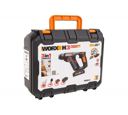 Аккумуляторный перфоратор WORX WX394.3