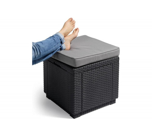 Пуф Keter Cube With Cushion 213785
