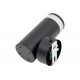 Настенный накладной светильник IEK Lighting 4008 под лампу gu10 черный LT-UBB0-4008-GU10-1-K02