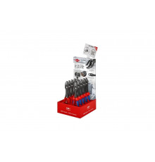 Укомплектованный дисплей KNIPEX, TwinGrip плоскогубцы захватные 10 шт KN-001801V41
