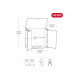 Шкаф Keter STORE IT OUT MIDI PRIME UPGRADED BEIGE BROWN 249440