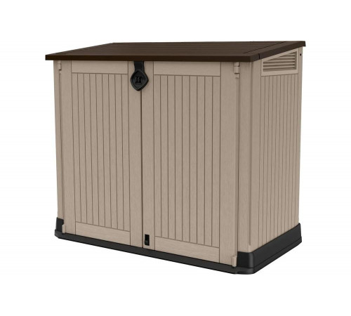 Шкаф Keter STORE IT OUT MIDI PRIME UPGRADED BEIGE BROWN 249440 Шкаф Keter STORE IT OUT MIDI PRIME UPGRADED BEIGE BROWN 249440