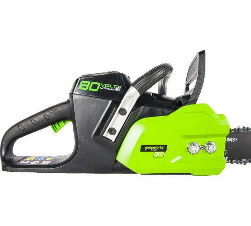 Аккумуляторная бесщеточная цепная пила Greenworks GD80CS50 2000507 Аккумуляторная бесщеточная цепная пила Greenworks GD80CS50 2000507
