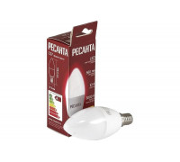 Светодиодная лампа Ресанта LL-R-C37-7W-230-3K-E14 (свеча, 7Вт, теплый, Е14) 76/1/5