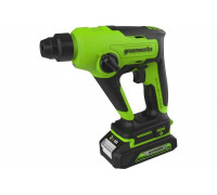Аккумуляторный бесщеточный перфоратор GreenWorks GD24SDS1K2 3803107UA