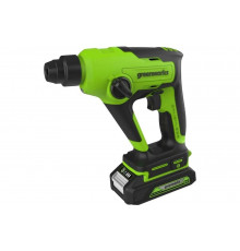 Аккумуляторный бесщеточный перфоратор GreenWorks GD24SDS1K2 3803107UA