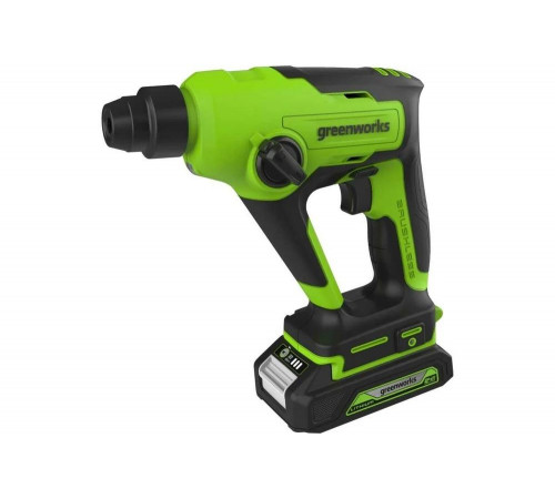 Аккумуляторный бесщеточный перфоратор GreenWorks GD24SDS1K2 3803107UA