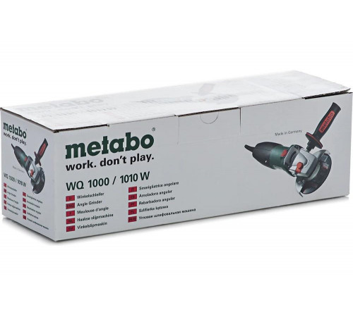 Угловая шлифмашина Metabo WQ 1000 620035000 Угловая шлифмашина Metabo WQ 1000 620035000