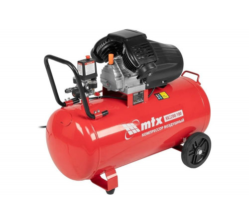 Воздушный компрессор MTX кк-2200/100, 2,2 квт, 350 л/мин, 100 л, прямой привод, масляный 58033 Воздушный компрессор MTX кк-2200/100, 2,2 квт, 350 л/мин, 100 л, прямой привод, масляный 58033