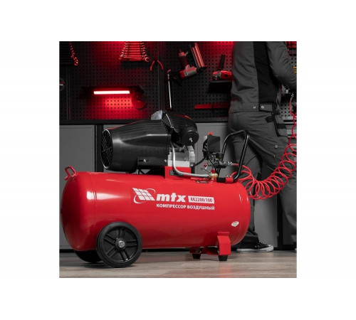 Воздушный компрессор MTX кк-2200/100, 2,2 квт, 350 л/мин, 100 л, прямой привод, масляный 58033 Воздушный компрессор MTX кк-2200/100, 2,2 квт, 350 л/мин, 100 л, прямой привод, масляный 58033