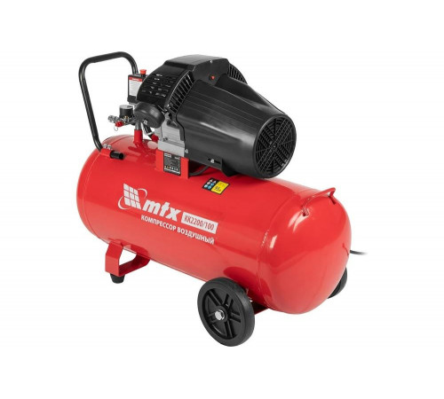 Воздушный компрессор MTX кк-2200/100, 2,2 квт, 350 л/мин, 100 л, прямой привод, масляный 58033 Воздушный компрессор MTX кк-2200/100, 2,2 квт, 350 л/мин, 100 л, прямой привод, масляный 58033