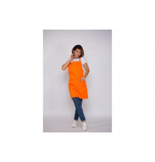 Водоотталкивающий универсальный фартук с люверсами Экосети оранжевый ФЛЮВО7570