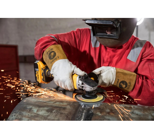 Аккумуляторная угловая шлифмашина Dewalt DCG405P2, 18 В, 125 мм, 9000 об/мин, с 2 АКБ 5 Ач и ЗУ, в кейсе TSTAK DCG405P2-QW