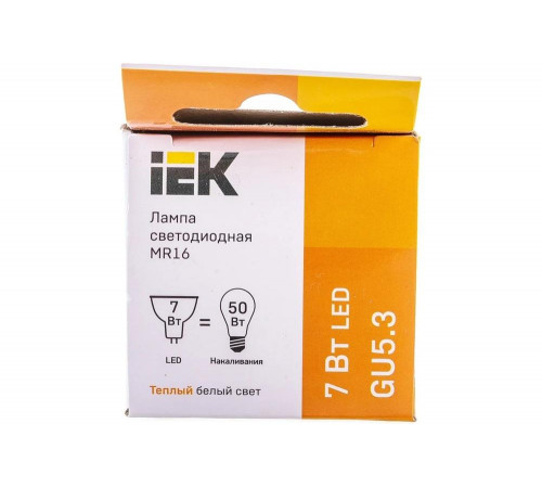 IEK LLE-MR16-7-230-30-GU5 - яркий светодиодный источник освещения IEK LLE-MR16-7-230-30-GU5 - яркий светодиодный источник освещения